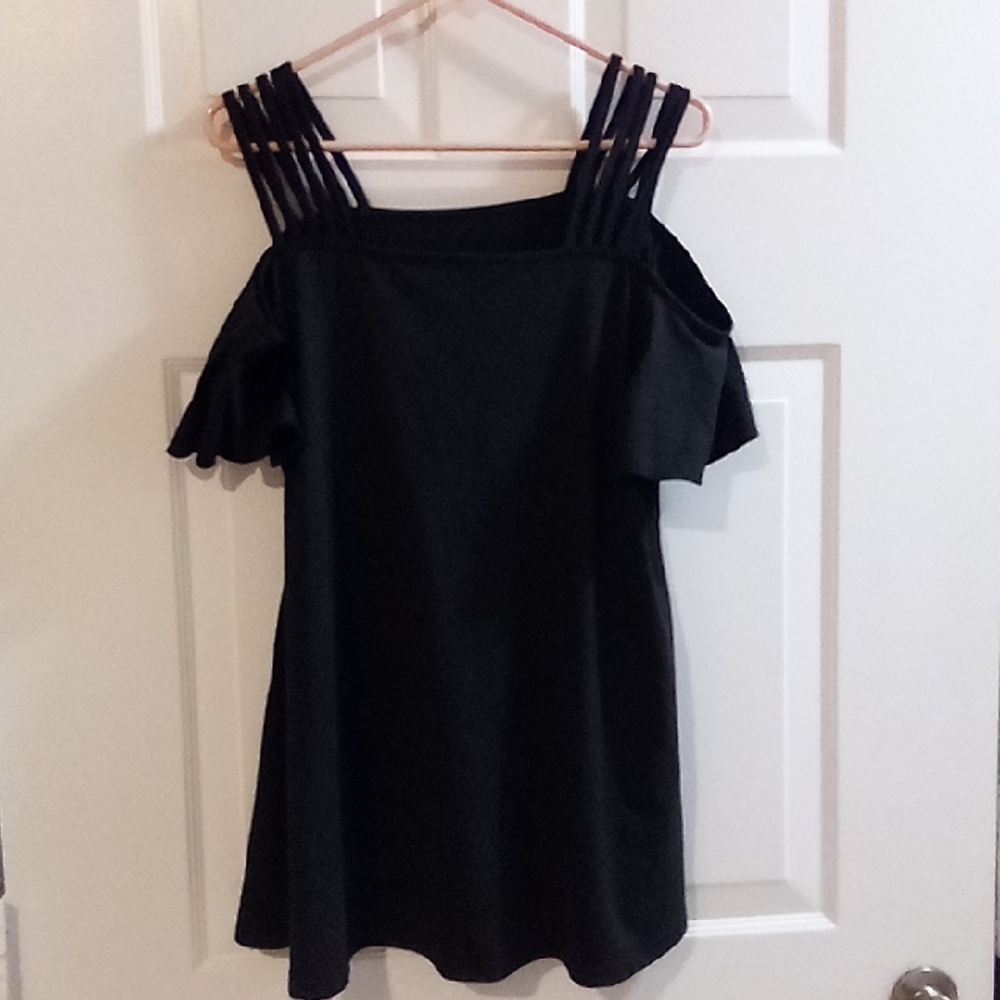 Elegant Black Off-Shoulder Dress